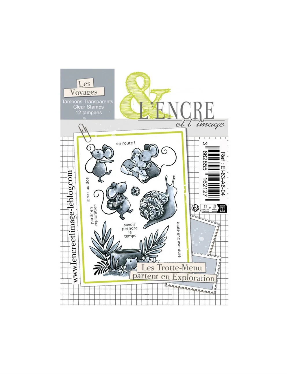 Les Trotte-Menu Partent En Exploration Reusable Silicone Stamps Handmade DIY Embossing Make Scrapbooking Photo Album Crafts