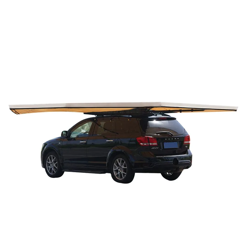 

Car Side Tent Vehicle Awning Batwing Sun Protection With Mountng Brackets 360 Degree Car Awning For Outdoor Camping