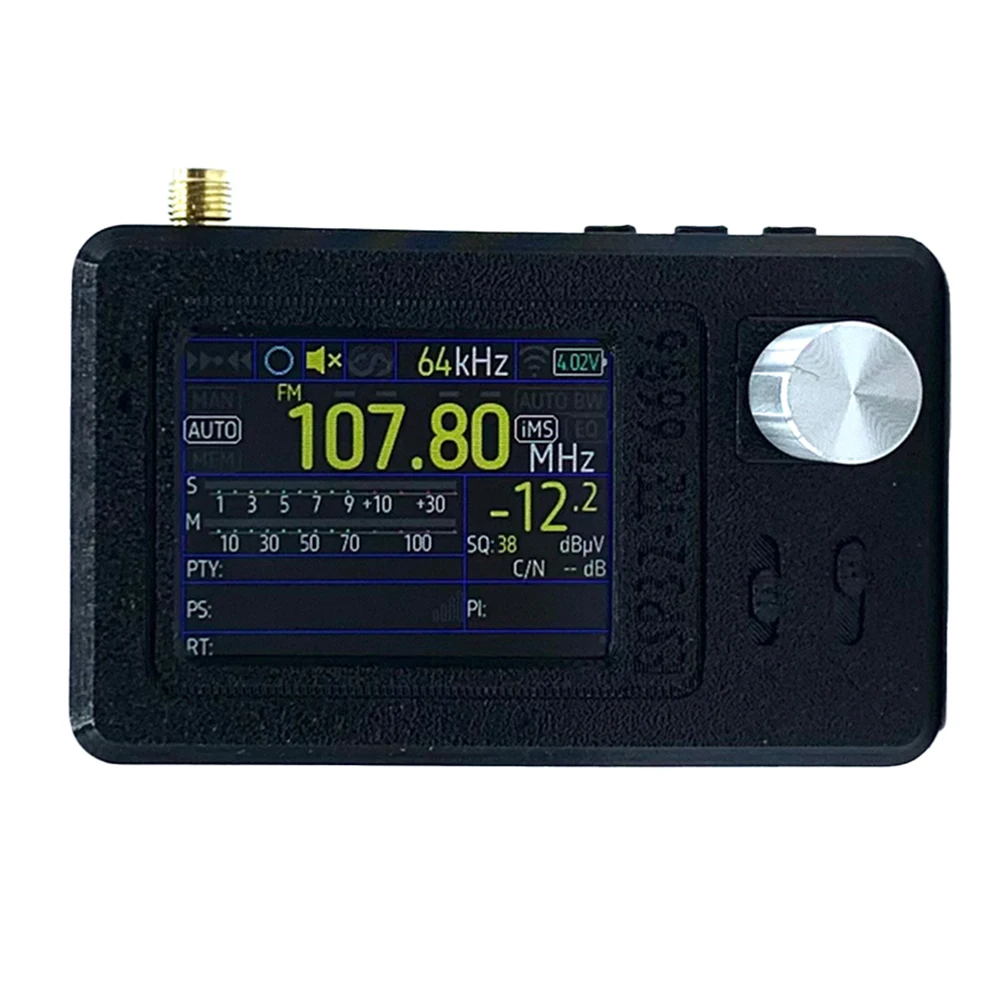 tef6686-esp32s-full-band-dsps-mini-radio-module-with-ips-screen-fm-sw-mws-lw-rds-support-auto-scan-knob-control