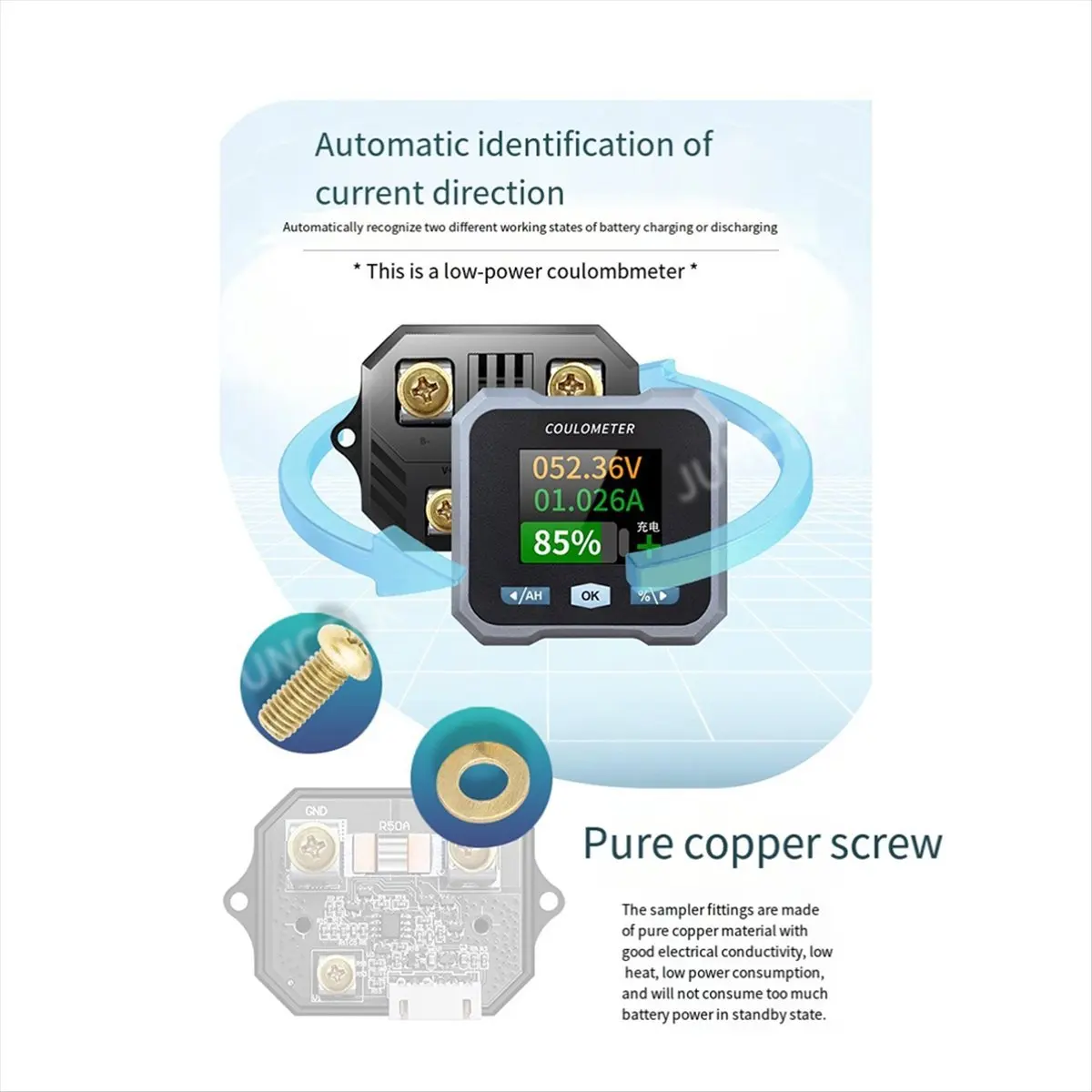 【abode】bl140f-medidor-de-potencia-coulometro-dc10-100v-0-400a-medidor-de-bateria-impermeable-para-vehiculos-recreativos-y-yates-almacenamiento-de-energia-dedicadoc