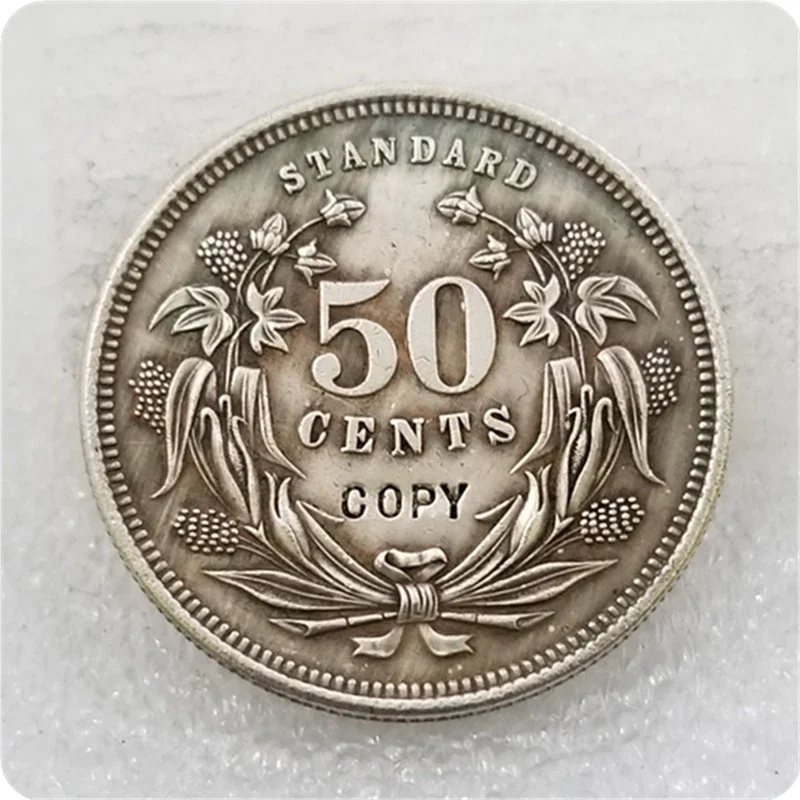 COPY REPLICA 1870 50C Standard Silver Half Dollar COIN COPY Challenge Pocket Coins Christmas Gifts