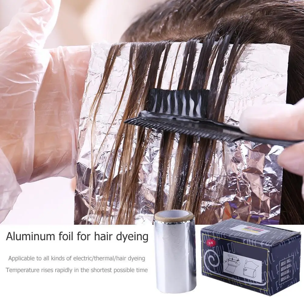 Practical Perm Aluminum Foil Roll Paper Stain Hairdressing Supplies Hair Coloring Hair Salon Perm Styling Tool