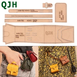 Handmade DIY Leather Tools Mini Wallets Pocket Bags Storage Bags Acrylic Templates Drawings Samples Kraft Paper Molds