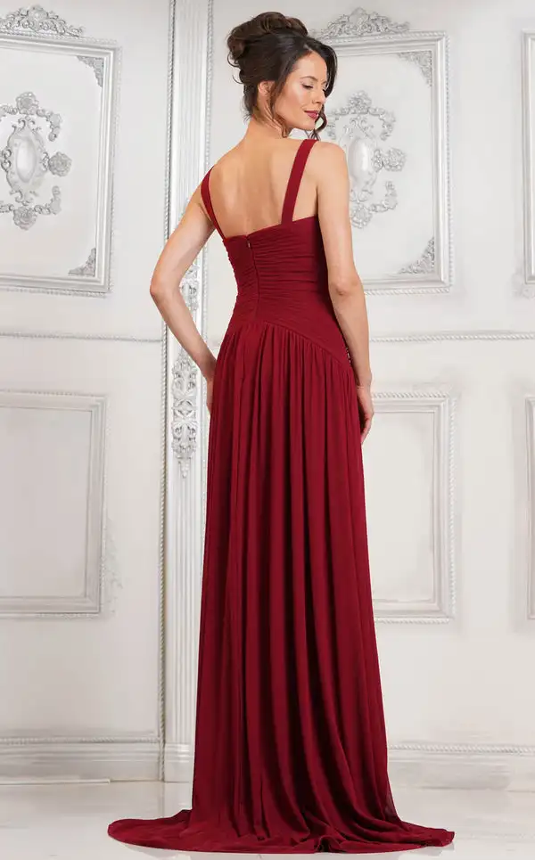 Szyte na miarę, proste sukienki z szyfonu z zakładkami krzyżowanymi, drapowane, o kroju litery A, na ramiączkach spaghetti, długie sukienki na specjalne okazje, dostępne rozmiary.