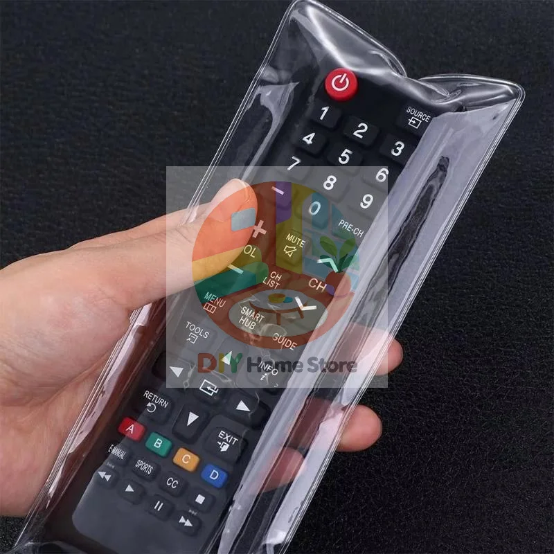5 Pcs Remote Control Anti-drop Cover Dustproof Waterproof Soft Protective Case for TV AC Home Office
