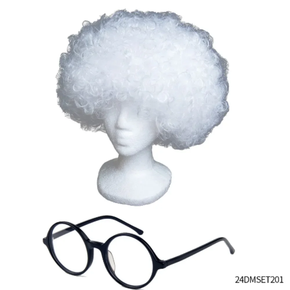 Opa verkleed met eendenbekkap, zakhorloge, stropdas, bril, pijp en andere accessoires geschikt voor feestdecoratie