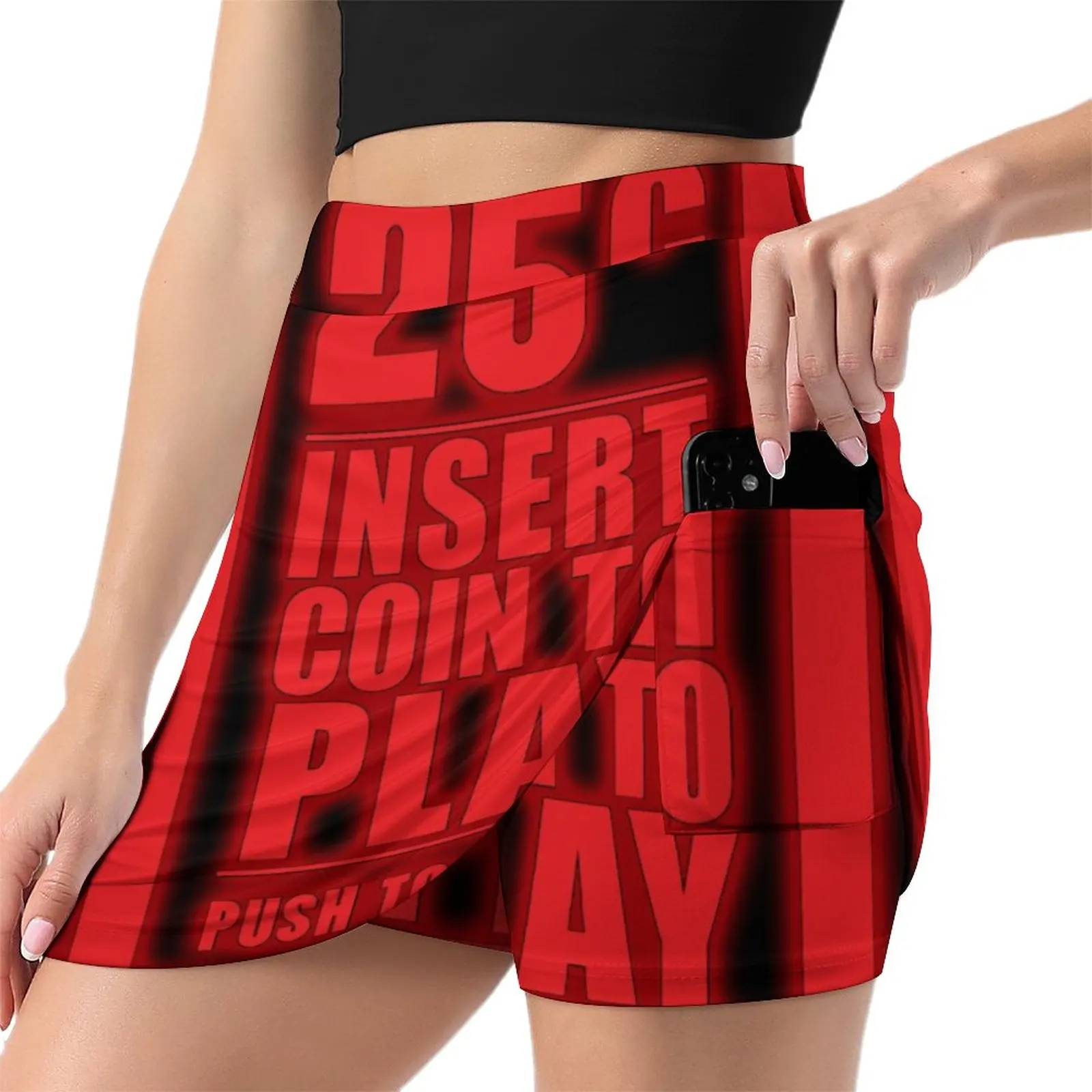 Insert Coin To Play Light Proof Trouser Skirt fairy grunge women's skirts trend 2023 Women's clothing