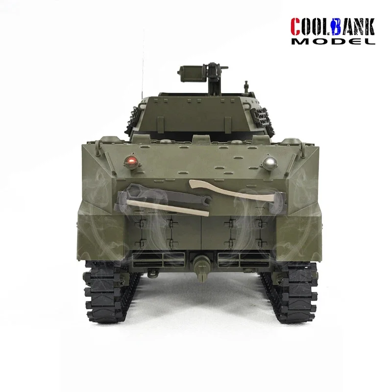 Coolbank M8 Scott Carro armato RC in scala 1:16 Veicolo telecomandato con funzione completa con modello militare effetto fumo