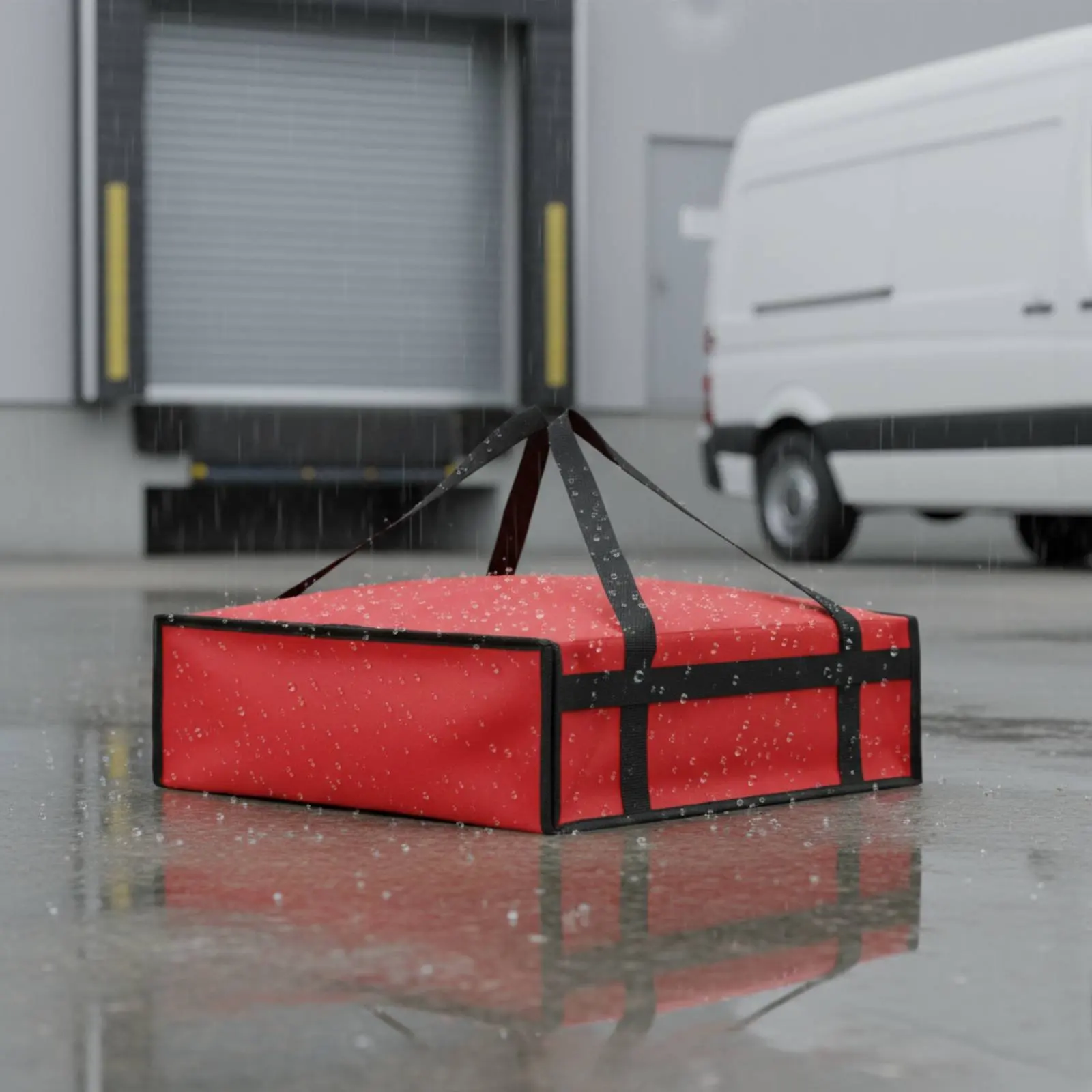 Pizza Delivery Bag Long-Lasting Construction Insulated Pizza Carrier Insulated Food Delivery Bag Water Resistant Thermal Food