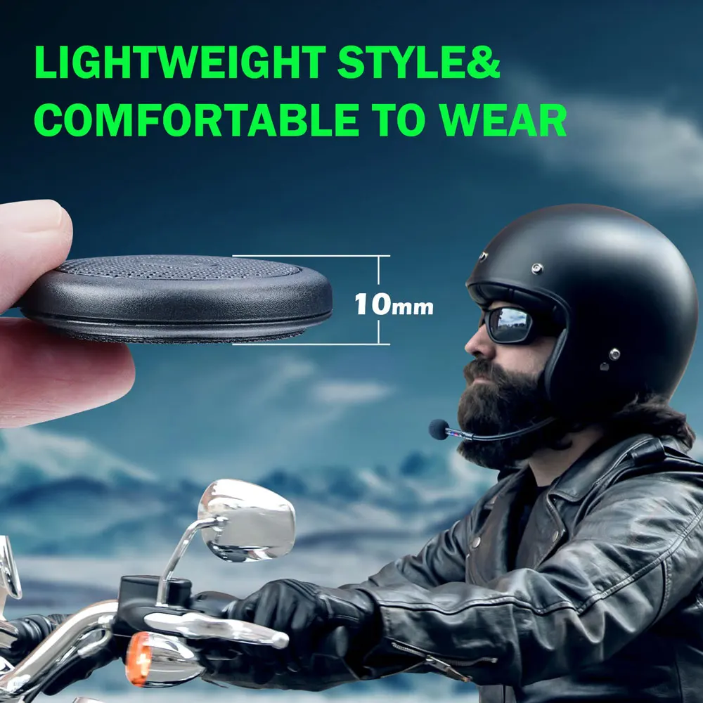 FreedConn Motorcycle Helmet Intercom Wireless Bluetooth Headse Headphone Moto Earphone Music Play Speaker Motorbike Intercoms