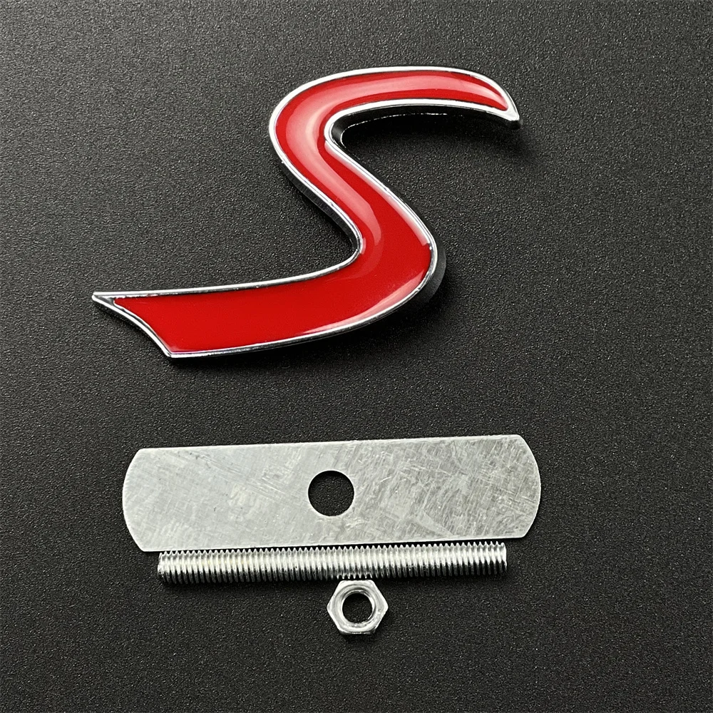 Car Acces S Grille Emblem Badge Sticker For Mini One Cooper R50 R52 R53 R55 R56 R60 PACEMAN COUNTRYMAN CLUBMAN COUPE ROADSTER