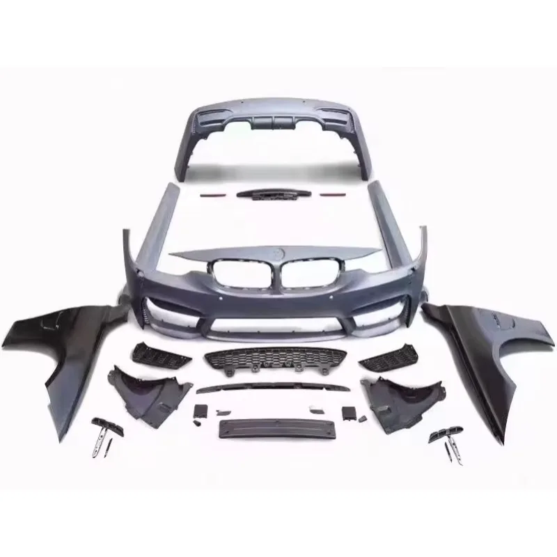 Body Kit for BMW F30 Tuning F80 M3 Front Bumper Rear Bumper Side Skirts！ 5