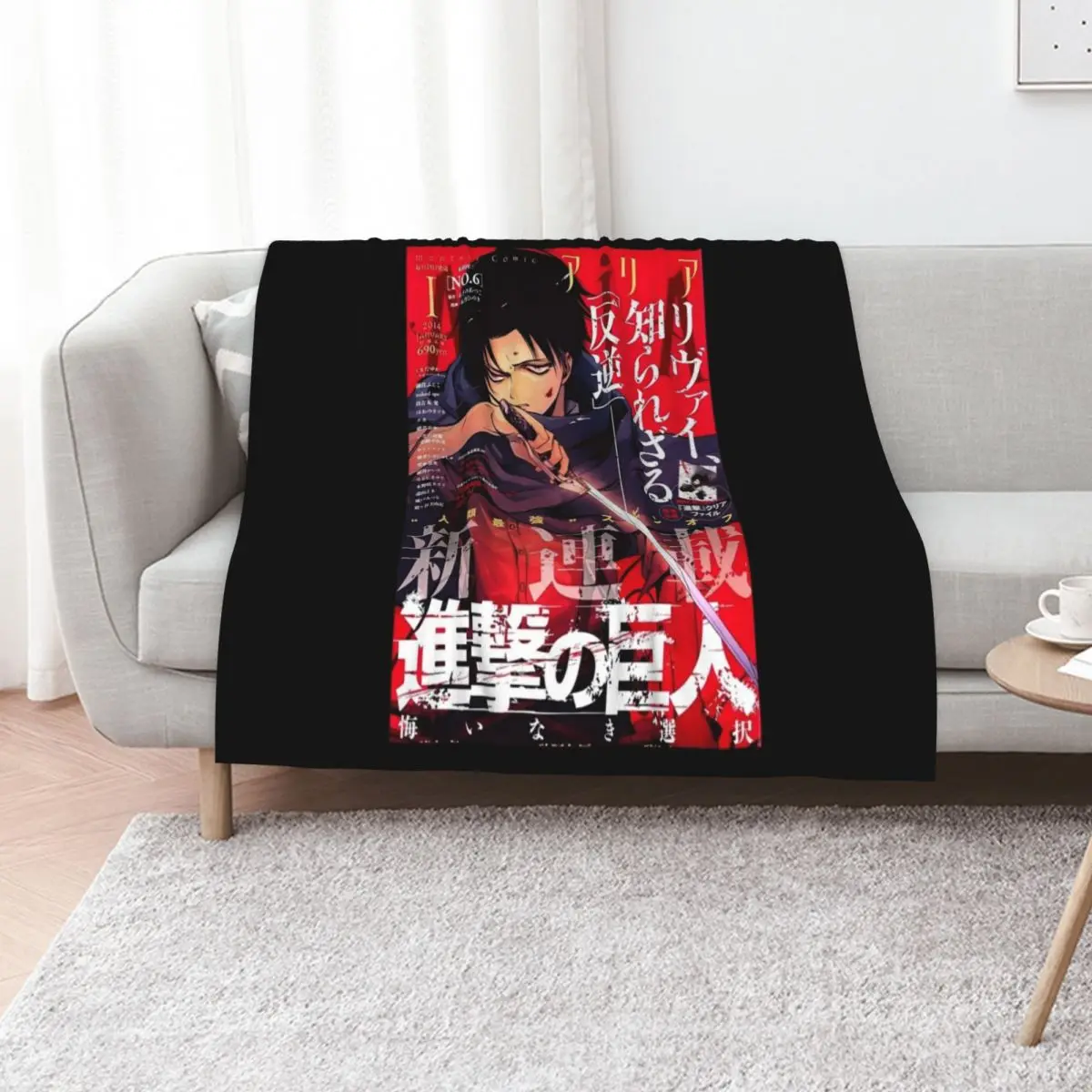 levi red magazine Throw Blanket Hairys Bed linens Retros For Decorative Sofa Thins Moving Blankets
