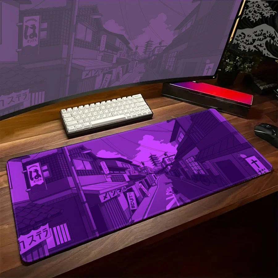 Art Pixel Mouse Pad HD Large Gaming PC Gamer Desk Mat XXL Kawaii Mousepads Accessories Big Carpet Home Office Setup
