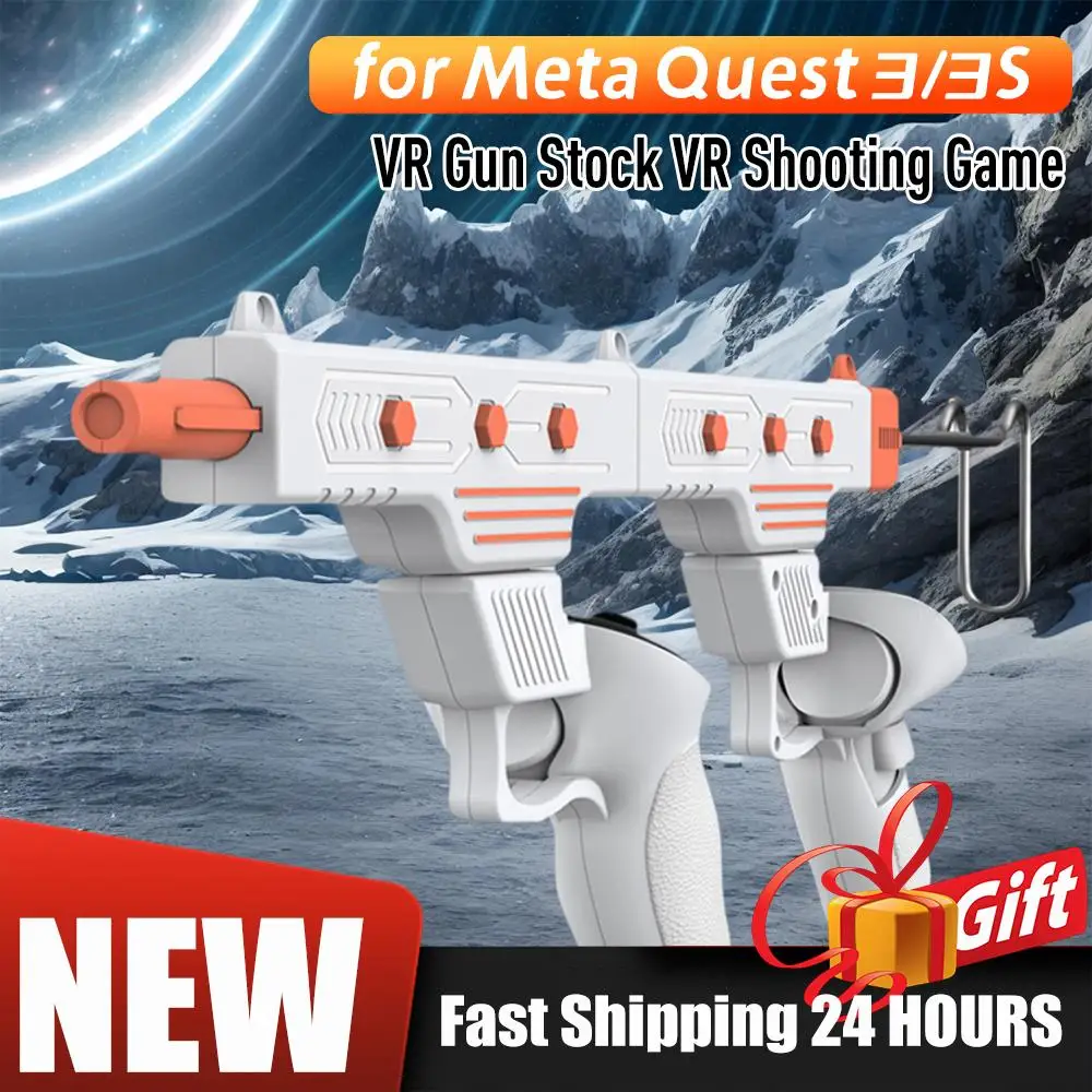 

Controller Grips Gunstock Rifle Adapter for Meta Quest 3/3S Controller Game Handle Mount Bracket VR Gun Stock Game Accessories ﻿