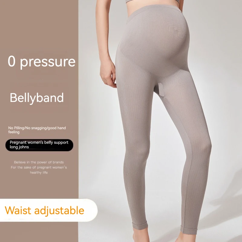 High Waist pregnancy yoga Leggings Skinny Maternity clothes for pregnant women Belly Support Knitted Leggins Body Shaper Trouser