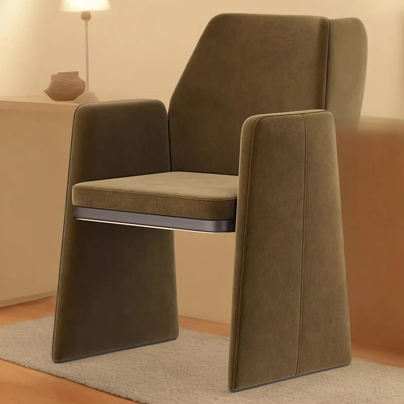 كرسي خشبي بسيط غير قابل للانزلاق صالون منزلي رخيص صالون غرفة نوم كراسي غرفة المعيشة كرسي بذراعين أثاث غرفة نوم إسكندنافية Fotele Do Salonu