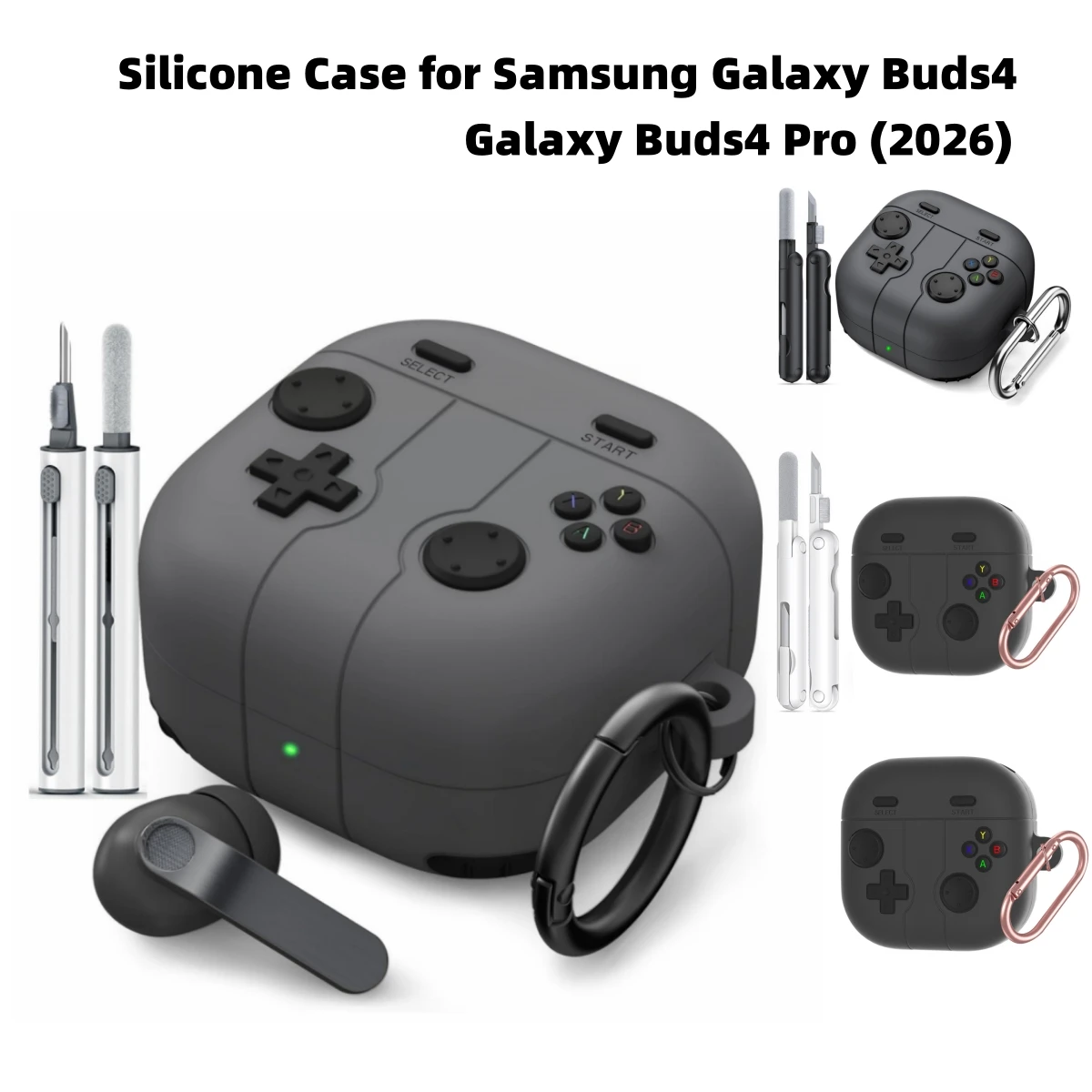 3D Game Console Case Cover for samsung galaxy buds 4/buds4 pro Shockproof Full Protective Skin for Samsung Galaxy Buds4 Series