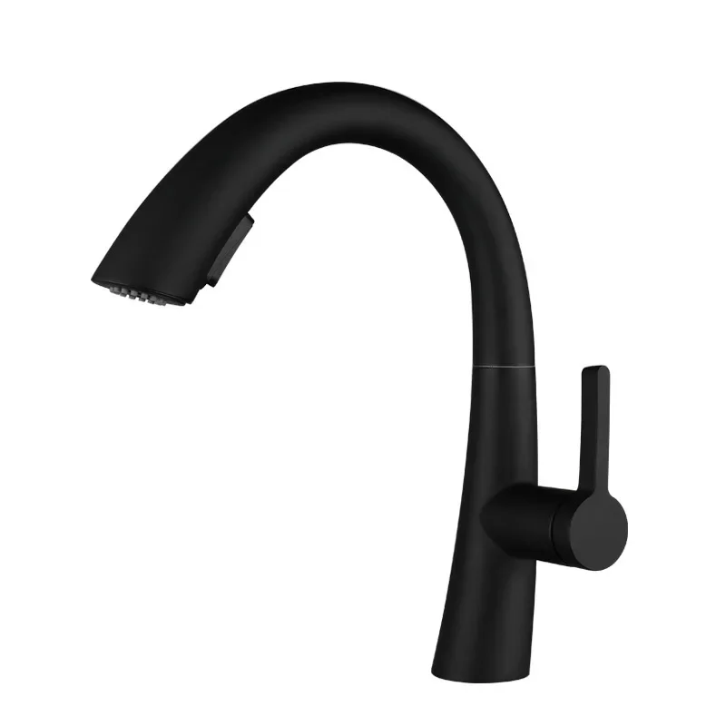 Direct Manufacturer Rotating Concealed Pull-Out Basin Faucet for Hot and Cold Water Bathroom Sink Faucet for Wash Basin