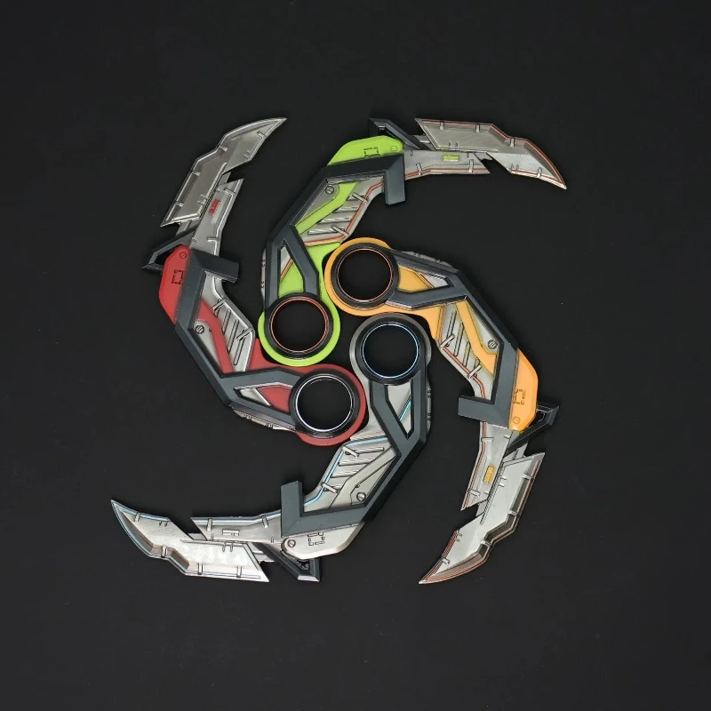 Cuchillo de garra Valorant Melee RGX de 17cm/6,3 pulgadas, modelo de Metal Karambit, periféricos de juego, arma, espada Balisong, cuchillo de entrenamiento, juguete para regalo para niño