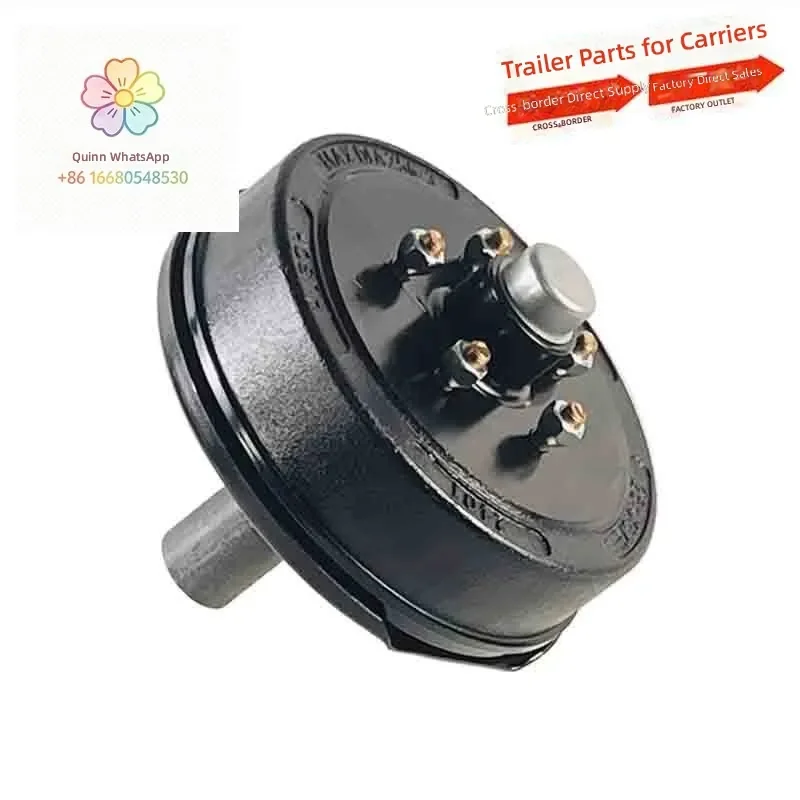 2q Electromagnetic Brake Drum Hydraulic Oil Brake Hub Assembly for 3500 lb and 6000 lb Trailer RV with 5x114.3 and 6x139.7