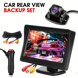 Wired Car Backup NEW Camera Rear View System 4.3