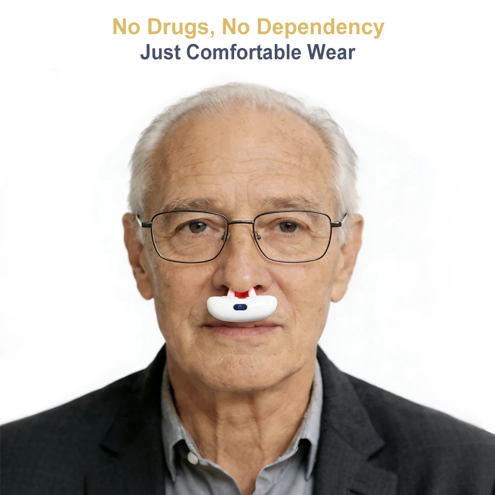 

Smart Red Light Nasal Therapy Device for Chronic Rhinitis Itchy Runny Nose Care Rhinitis Relief Physiotherapy Nasal Ventilation