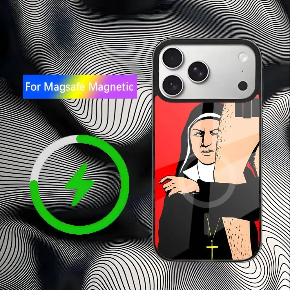 حافظة هاتف My War بعلم أسود لهاتف iPhone 17,16,15,14,13,12,11,Pro,Max,Plus,Mini,SE4,E شحن لاسلكي Magsafe مغناطيسي #6