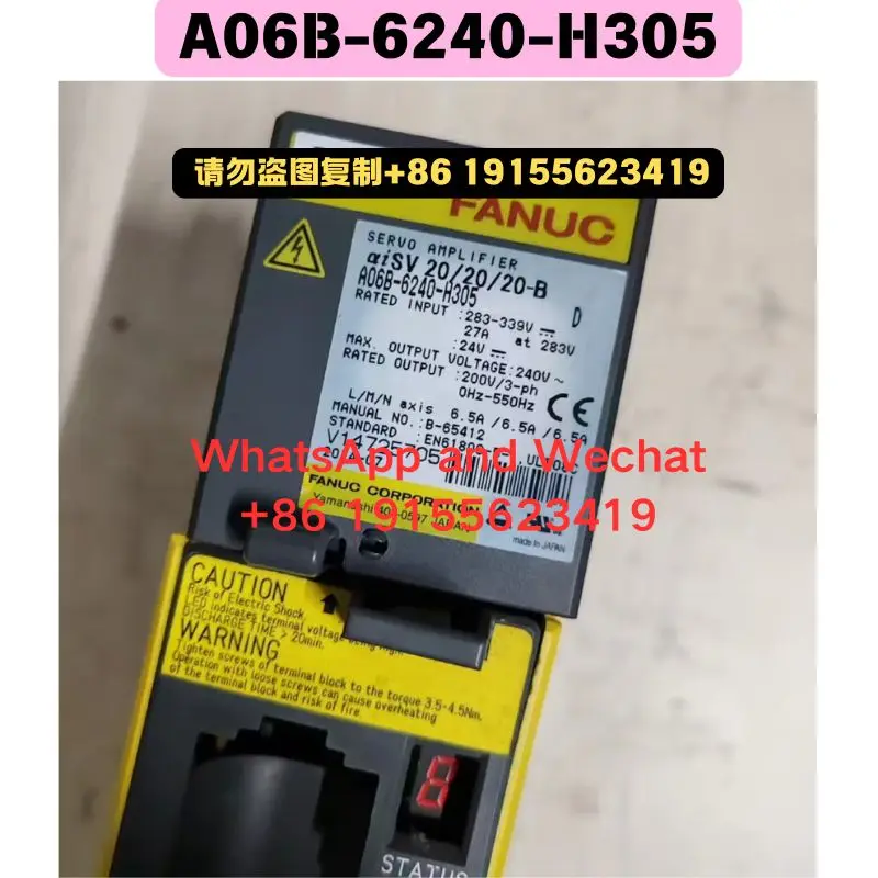 Used Disassembly A06B-6240-H305 Driver Functional test OK