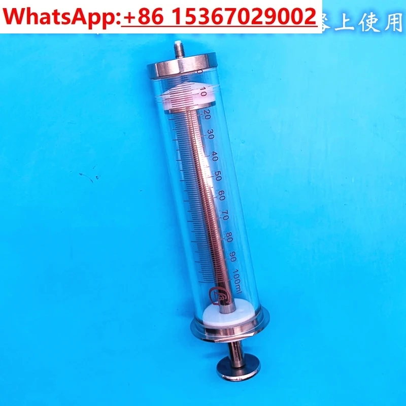 

Hermetic plunger pump sampler fluid injector 0.25ml0.5ml 5ml-100ml1/4-28UNF external tooth