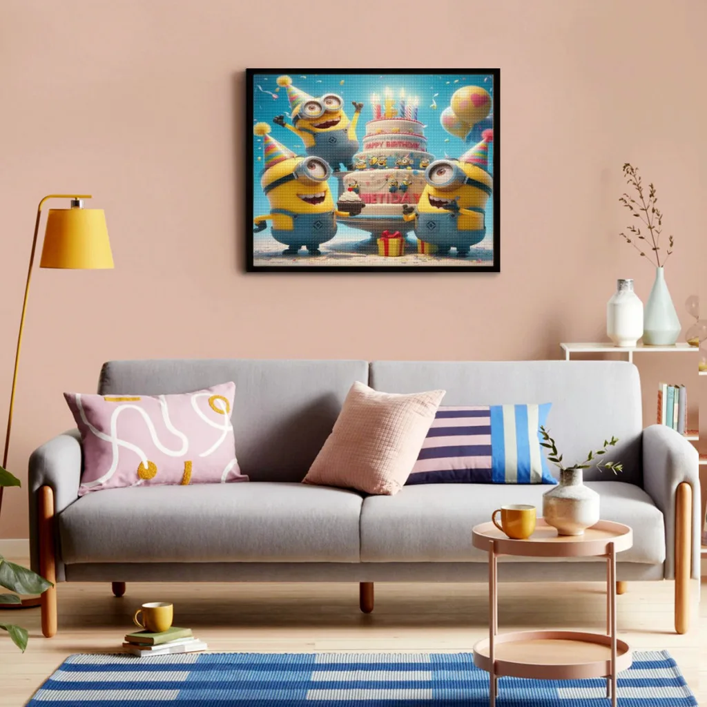 Minion Minions Diamond Painting   5D Diamond Mosaic Suitable for Children DIY Gift Home Decor