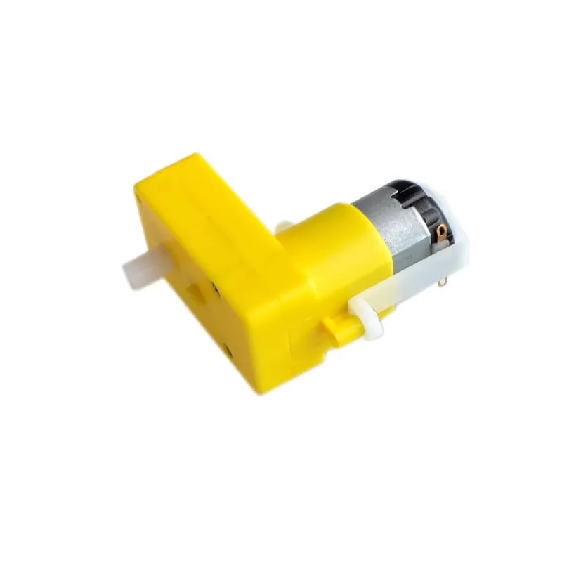 Moteur de réduction de DC3-6V robot télécommande voiture TT DC micro moteur à engrenages type en L