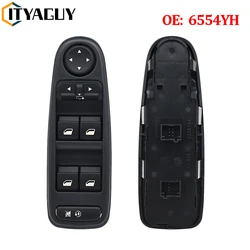 6554YH Master Electric Power Window Control Switch For Citroen C4 Grand Picasso 2007-2014 6554.YH Mirror Control Button