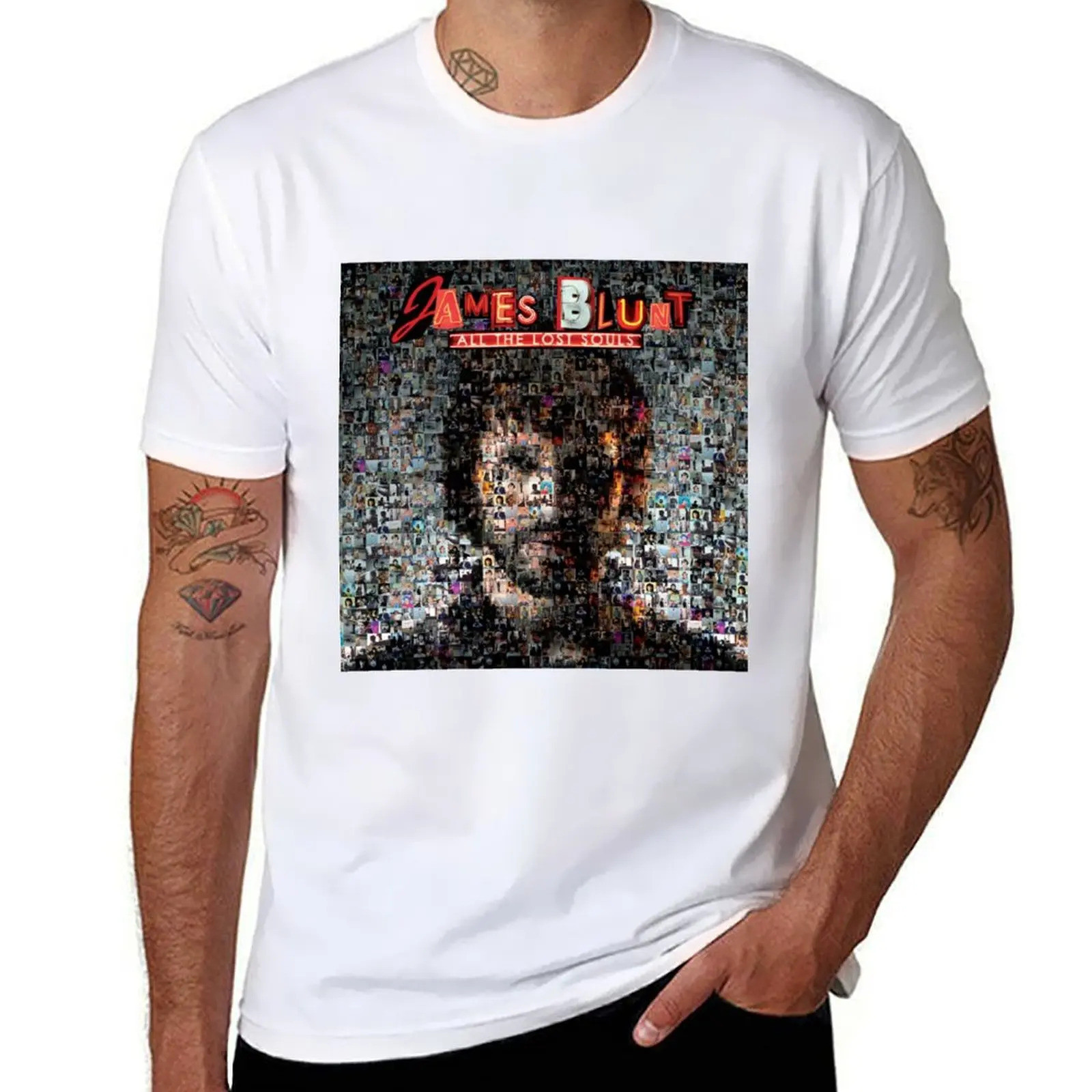 

James Blunt all the lost souls T-Shirt t shirt custom print t shirts with prints T-Shirt