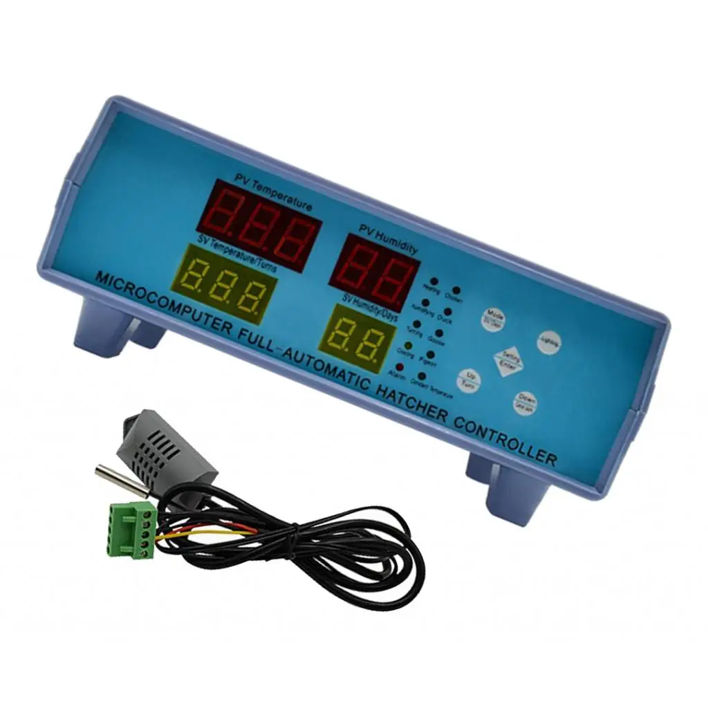 Temperature and Humidity Measuring Device Poultry Incubator System Plastic Accessory for Egg Hatching XM18K-1