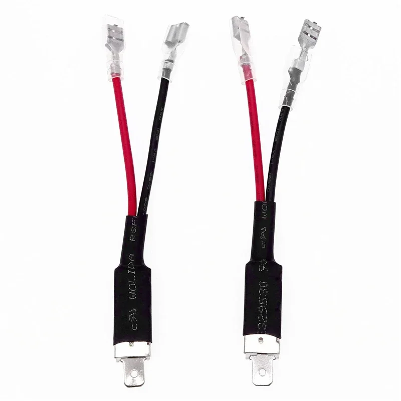 2 Pcs Has Two Stitches Headlight Connector Socket Plug Single Conversion Wiring Connector Cable Holder Adapter For H1 HID Bulbs