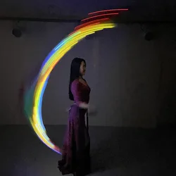 Belly dance Silk Scarf Ball Throwing Veil Glow Ball Throwing 1piece Black While Dance Special Props stage Performance