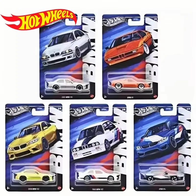 

Hot Wheels 2025 Bmw Set Model Silver Series M1 M2 M3 M4 M5 1:64 Scale Diecast Model Vehicle Cars Unopened Grt01 Collectible Toy