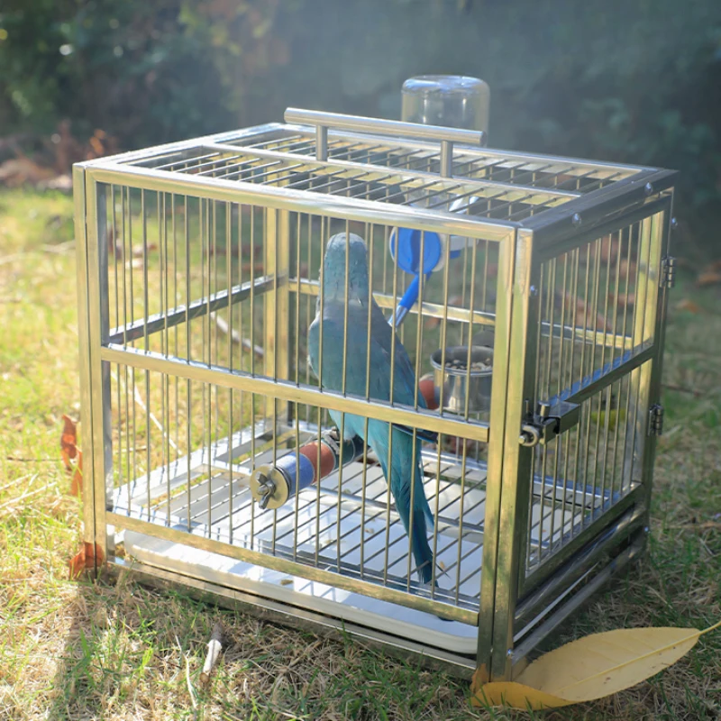 Feeder Metal Bird Cage Luxury Accessories Rabbit Palomas Parrot Cage Toy Gaiola Canarios Gaiola De Passarinho Pet Supplie CY50BC