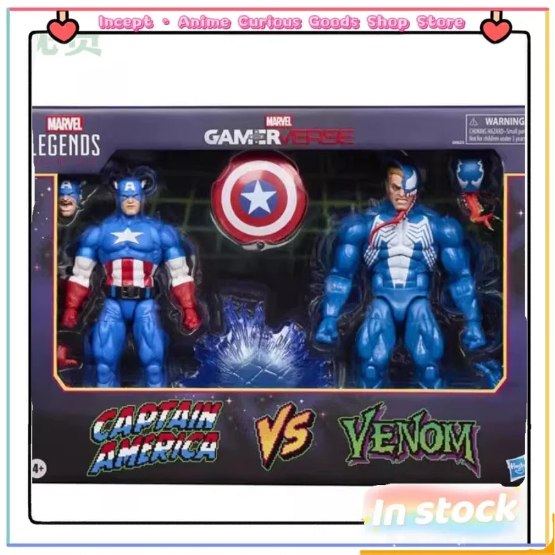 

In Stock Hasbro MARVEL LEGENDS Captain America Venom Action Figures Birthday Gift Deluxe Set Collection Birthday Gift