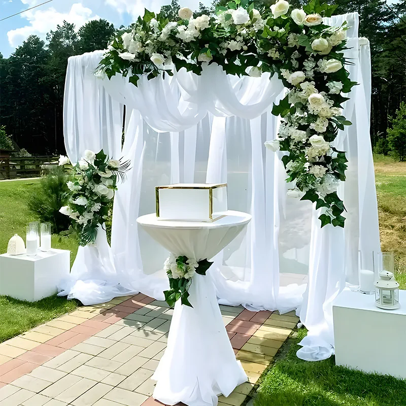 Tulle Backdrop Curtains, Optional Curtains Light Decoration for Home Engagement Wedding Birthday Party Photography Backdrop