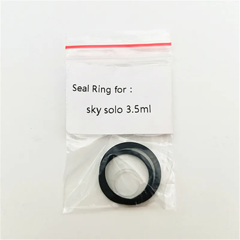 O-Ring Anel de vedação para Sky Solo, Anel de vedação de silicone, pacote único, Sky Solo Plus, pacote 3 anéis, 3.5ml, 1 pacote