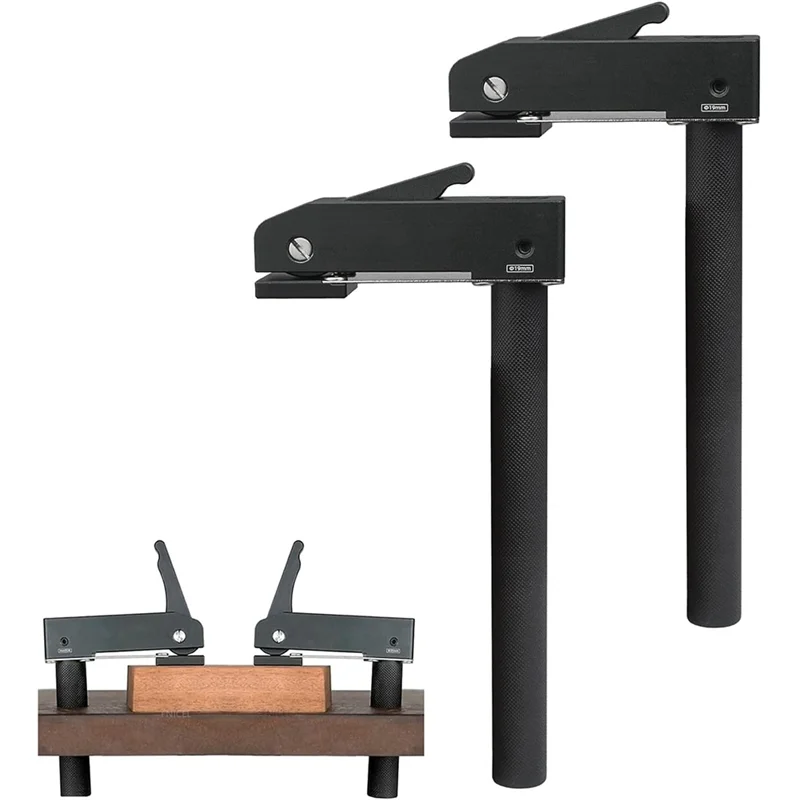 

2025 Hot Style Ganwei,Woodworking Fast Hold Down Bench Dog Clamp Desktop Quick Acting Hold Down Clamp Fast Fixed Clip For 20Mm D