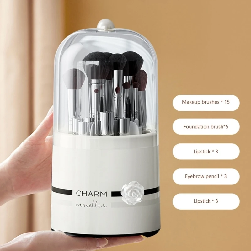 Unité de rangement flexible pour pinceaux fabriquée à partir de matériaux sûrs, adaptée à différents produits de beauté JOMD
