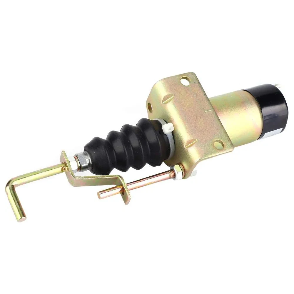 Fuel Shutoff Solenoid Valve 366-07197 SA-3405T Solenoid Valve for Electric Generator 12V Magnetic Valve