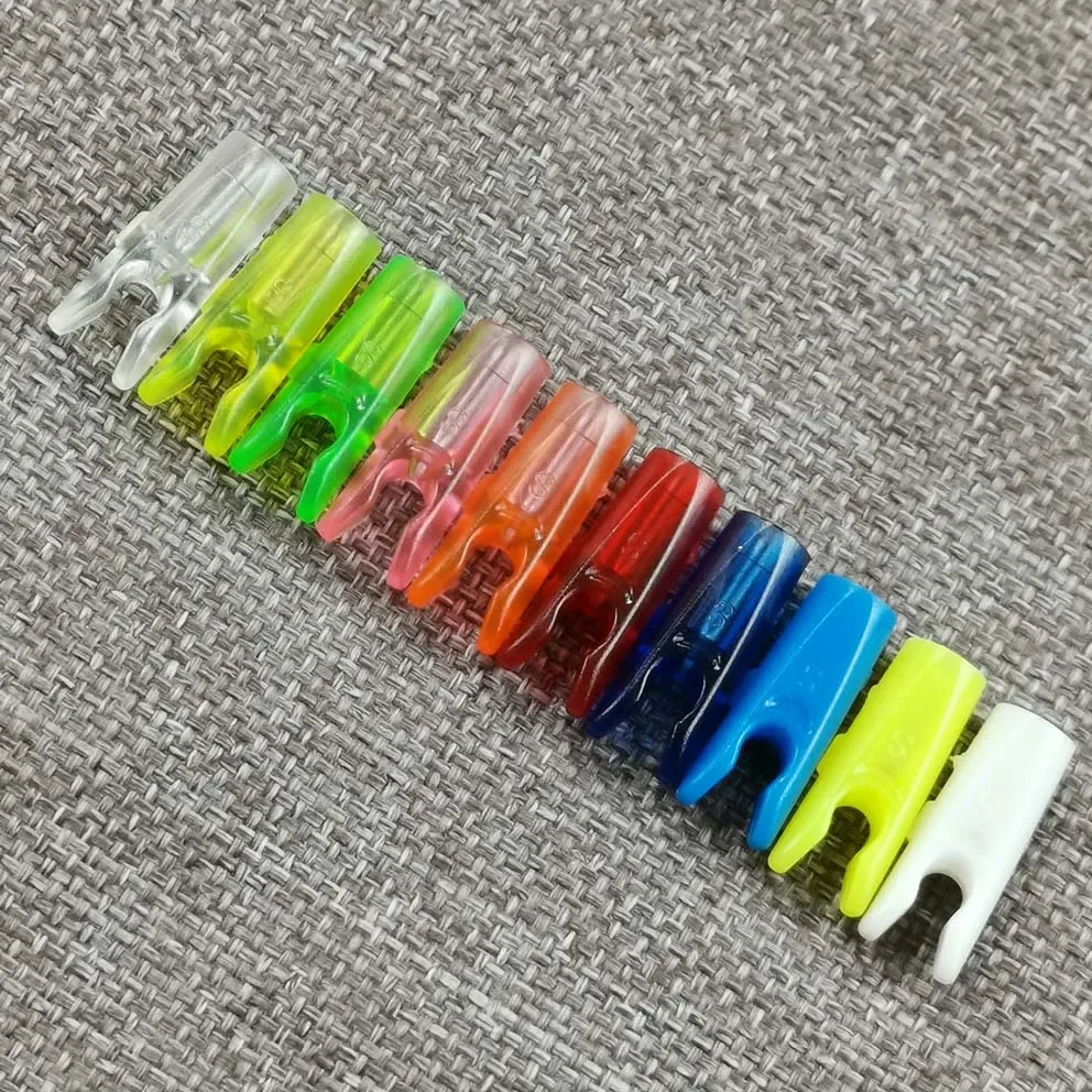 36pcs Plastic Arrow Pin Nocks Size L And Size S For ID4.2mm ID6.2mm 3.2mm  Arrow Shaft Archery Accessory