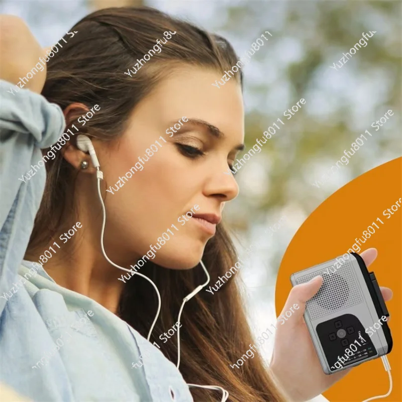 USB Powered Cassette Walkman English Learning Tape Player Portable Cassette Recorder