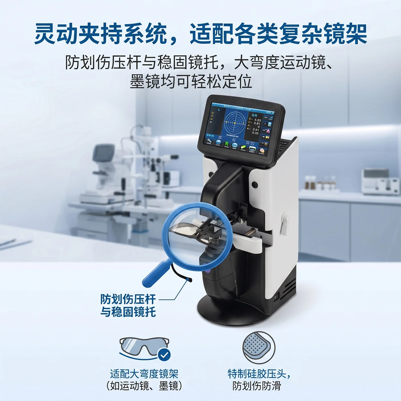 SJ Optics JD-2600A Digital Auto Lensmeter Automatic Focimeter Optical Optometry Equipment For Optical Shop