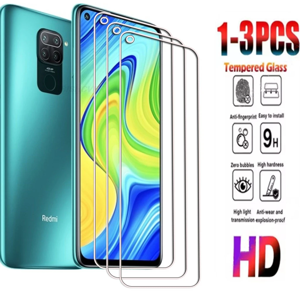 1-3PCS 9H Tempered Glass For Xiaomi Redmi Note 9 4G Global Note9 2020 M2003J15SC M2003J15SG  Screen Protection Cover Film