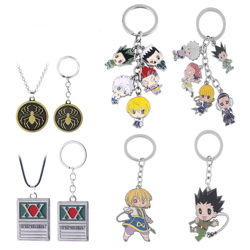 Anime Hunter x Hunter Series Keychain GON FREECSS Cartoon Key Ring for Women Men Fans Cosplay Decorative Jewelry Favorites